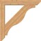 Ekena Millwork Funston Slat Smooth Bracket w/ Offset Brace, Western Red Cedar, 7 1/2"W x 48"D x 48"H BKT0806X48X48FST06SWR - alternate 2